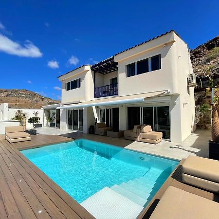 Luxury Villa Morelli With Seaview & Heated Pool Maspalomas  Exterior photo