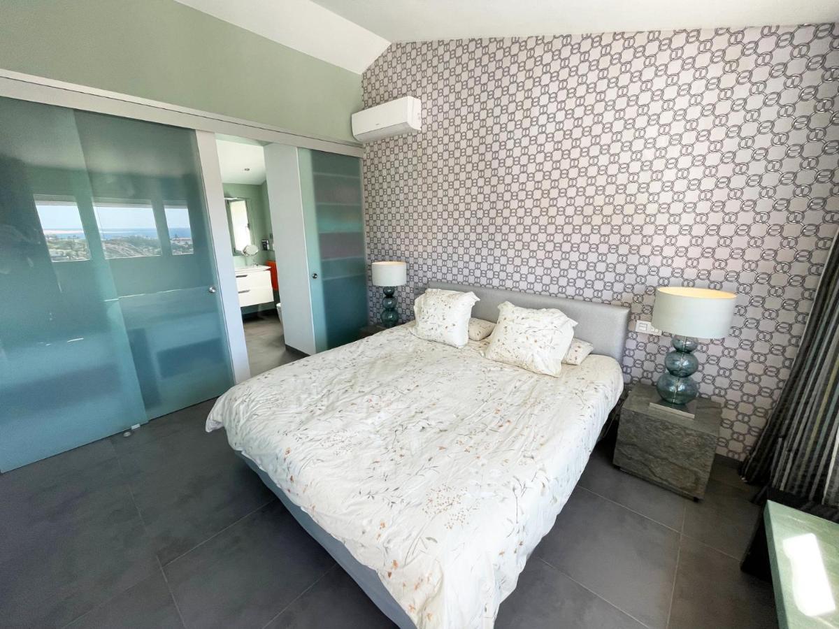 Luxury Villa Morelli With Seaview & Heated Pool Maspalomas  Exterior photo
