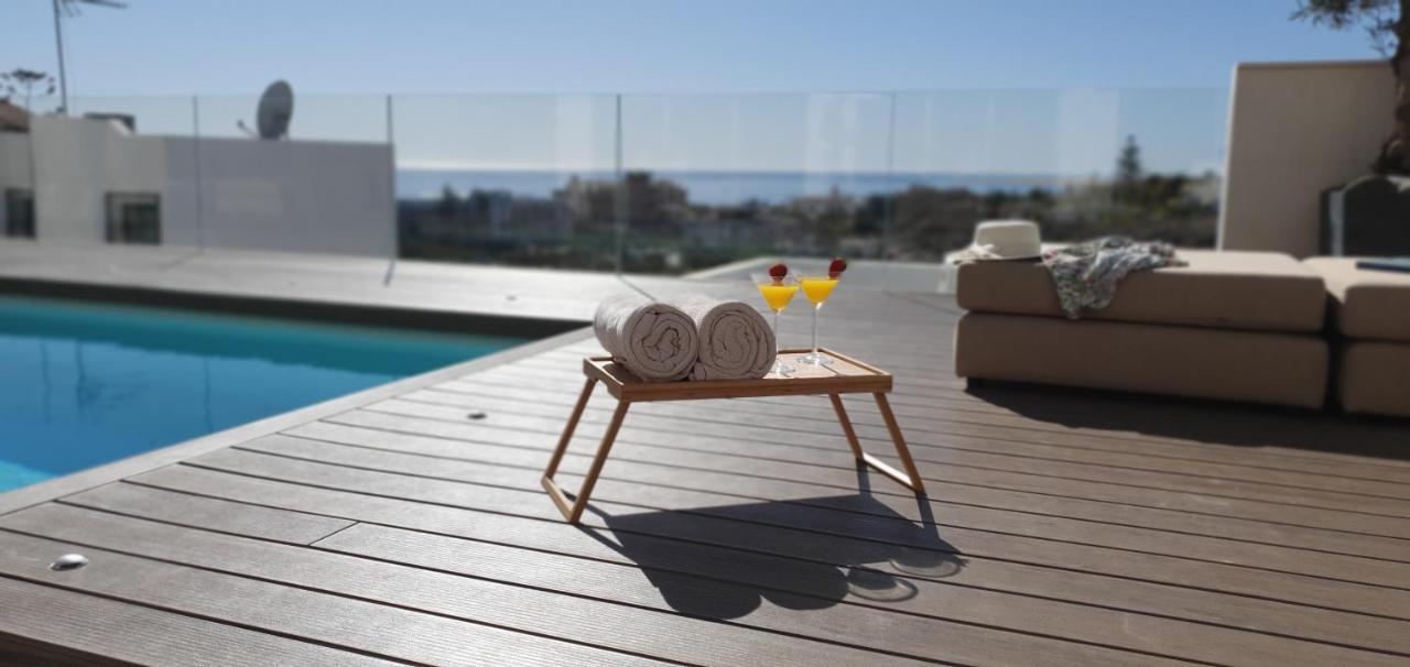 Luxury Villa Morelli With Seaview & Heated Pool Maspalomas  Exterior photo