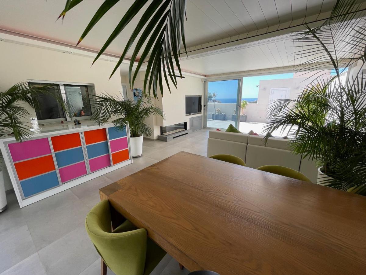 Luxury Villa Morelli With Seaview & Heated Pool Maspalomas  Exterior photo